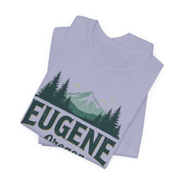Eugene Oregon Nature Tee - Unisex Short Sleeve T-Shirt for Outdoor Lovers
