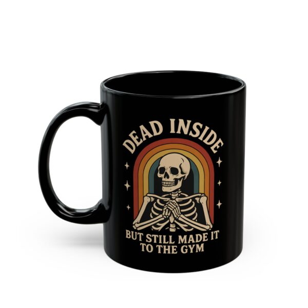 Funny Gym Mug for Fitness Lovers with a Dark Sense of Humor