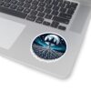 Mystic Tree Moon Kiss-Cut Stickers - Nature-Inspired Vinyl Decals for Laptops & Decor