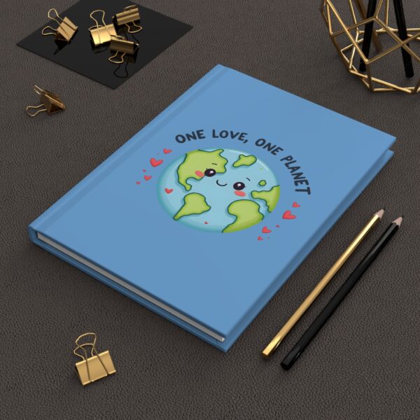 One Love, One Planet Journal - Cute Earth Design for Eco-Friendly Inspiration, Nature Lover Gift, Diary, Travel Journal