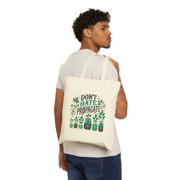 Plant Lover Canvas Tote Bag - Cute Gift for Gardening Plant Mom Dad