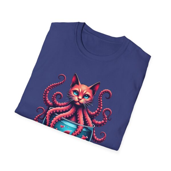 Quirky Octo-Cat Hybrid Cute Creepy Monster T-Shirt Weird Cool Graphic Tee