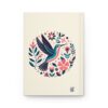 Floral Hummingbird Journal - Inspirational Notebook, Gift for Writers, Nature Lovers, Flower Design Diary, Guided Journaling