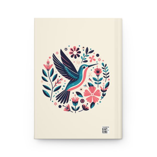 Floral Hummingbird Journal - Inspirational Notebook, Gift for Writers, Nature Lovers, Flower Design Diary, Guided Journaling
