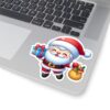 Cheerful Santa Kiss-Cut Stickers for Holiday Cheer
