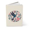 Floral Hummingbird Journal - Inspirational Notebook, Gift for Writers, Nature Lovers, Flower Design Diary, Guided Journaling