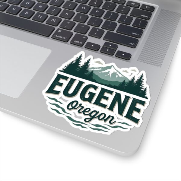 Eugene Oregon: College Town Vibes, Outdoor Adventure Nature Kiss-Cut Stickers