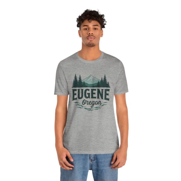 Eugene Oregon Nature Tee - Unisex Short Sleeve T-Shirt for Outdoor Lovers