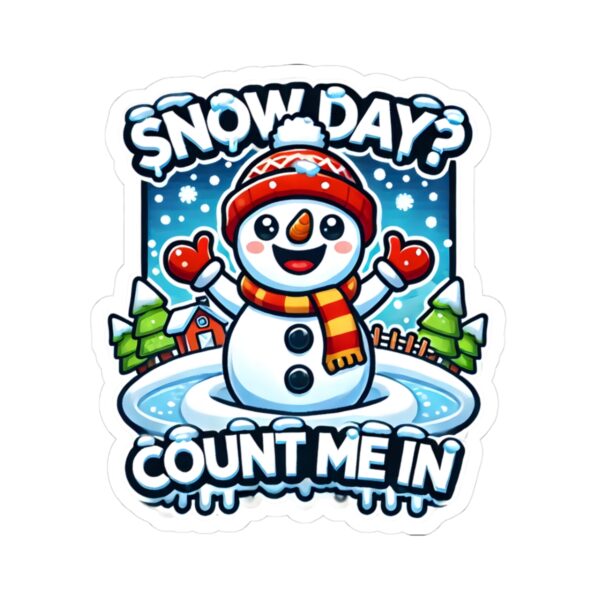 Snow Day Kiss-Cut Stickers - Fun Winter Decor for Kids & Adults