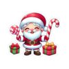 Cute Santa Claus Kiss-Cut Stickers for Holiday Cheer