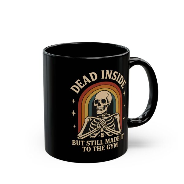 Funny Gym Mug for Fitness Lovers with a Dark Sense of Humor
