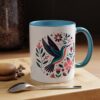 Vibrant Floral Hummingbird Coffee Mug | Perfect for Nature Lovers, Floral Decor, Tea Mug, Spring Celebrations
