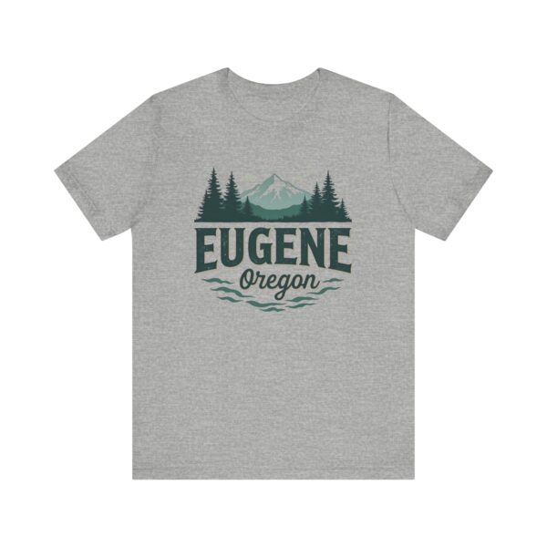 Eugene Oregon Nature Tee - Unisex Short Sleeve T-Shirt for Outdoor Lovers