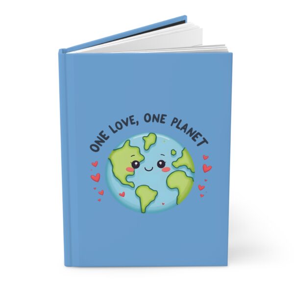 One Love, One Planet Journal - Cute Earth Design for Eco-Friendly Inspiration, Nature Lover Gift, Diary, Travel Journal