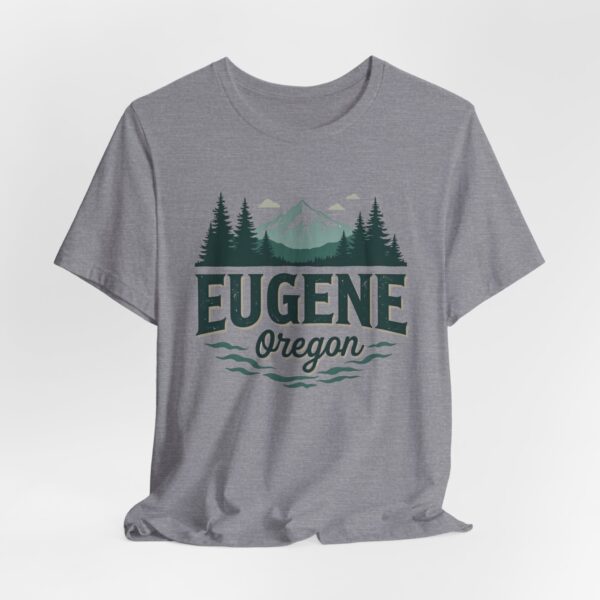 Eugene Oregon Nature Tee - Unisex Short Sleeve T-Shirt for Outdoor Lovers