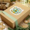 Let It Bee Floral Design - Nature-Inspired Bee and Flowers Art Kiss-Cut Stickers