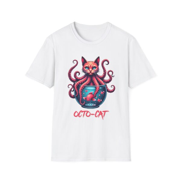 Quirky Octo-Cat Hybrid Cute Creepy Monster T-Shirt Weird Cool Graphic Tee