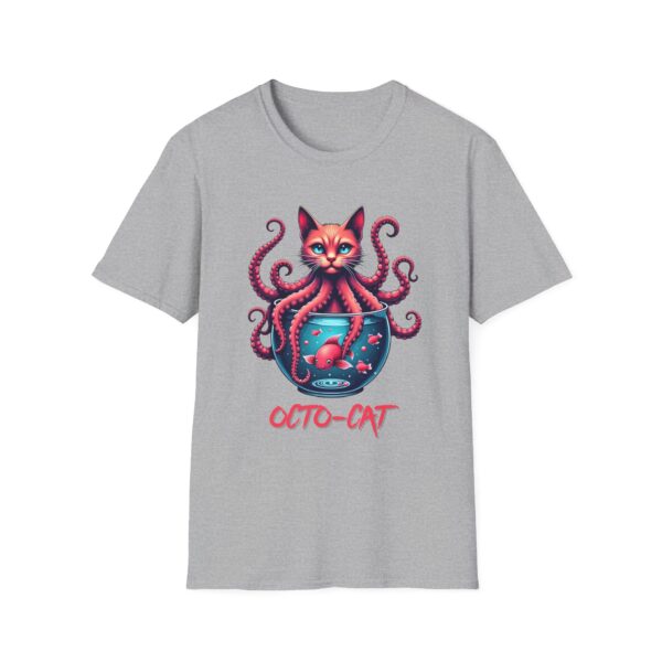 Quirky Octo-Cat Hybrid Cute Creepy Monster T-Shirt Weird Cool Graphic Tee