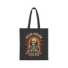 Funny Gym Tote Bag | Dead Inside Skeleton | Gift for Gym Lover