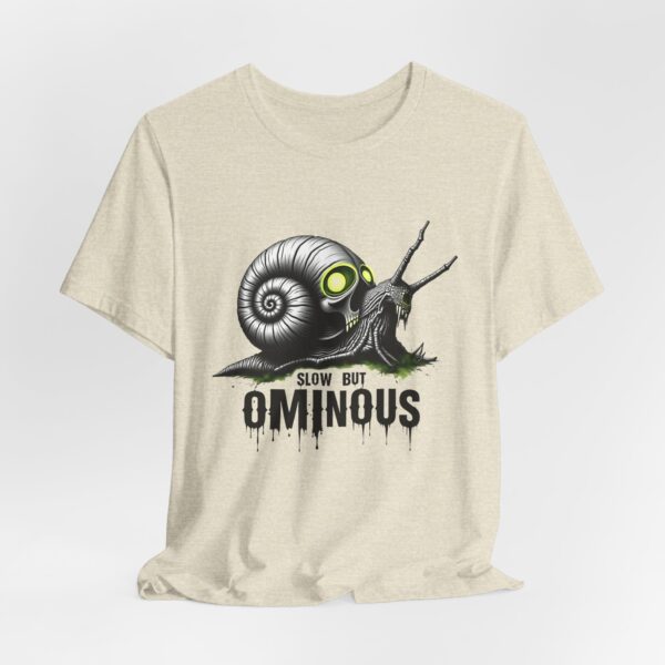 Slow But Ominous Snail: A Creepy Cute T-shirt for Bold Unique Styles