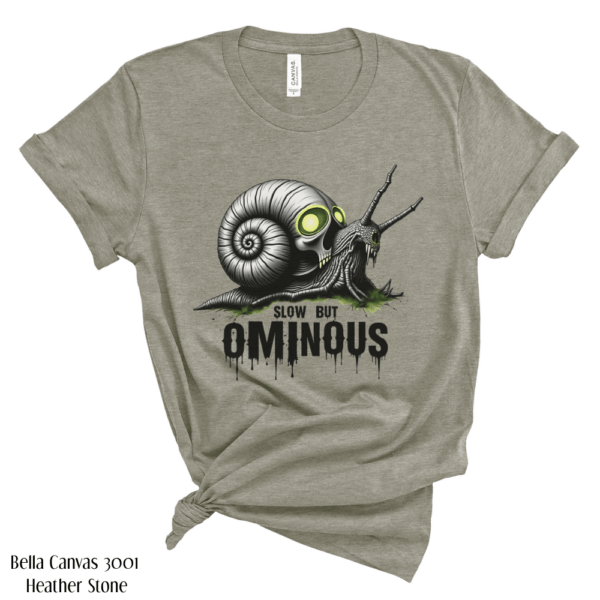 Slow But Ominous Snail: A Creepy Cute T-shirt for Bold Unique Styles