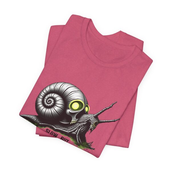 Slow But Ominous Snail: A Creepy Cute T-shirt for Bold Unique Styles